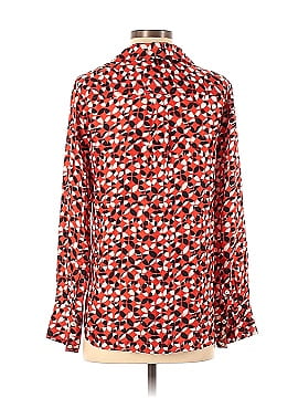 J.Crew Collection Long Sleeve Silk Top (view 2)