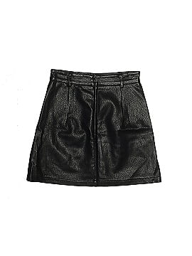 AVA Faux Leather Skirt (view 2)