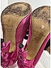 Jimmy Choo Pink Satin Ribbon Heels Size 38.5 (EU) - photo 10