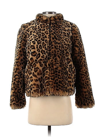 Zara leopard outlet jacket