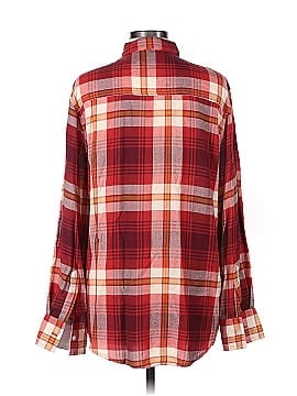 Flannel Long Sleeve Button-Down Shirt (view 2)
