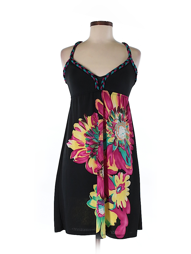 Poetry Clothing Floral Black Casual Dress Size S - 97% off | thredUP