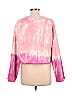 Apparis 100% Cotton Acid Wash Print Ombre Tie-dye Pink Sweatshirt Size M - photo 2