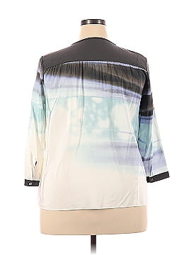 Diane von Furstenberg Long Sleeve Silk Top (view 2)