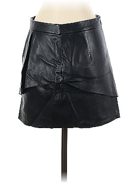 Maje Leather Skirt (view 1)