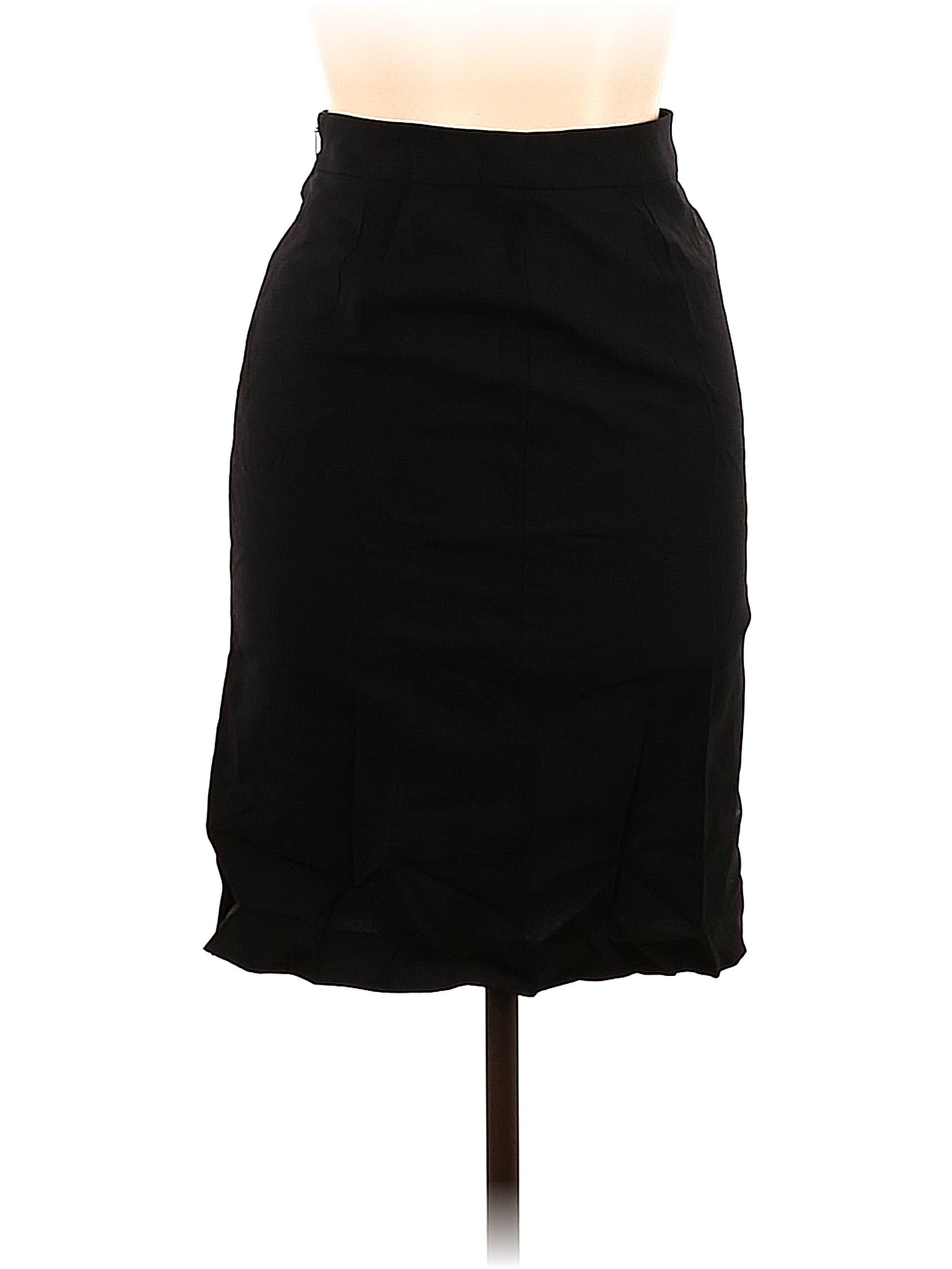 BOSS by HUGO BOSS Solid Black Casual Skirt Size 4 88 off ThredUp