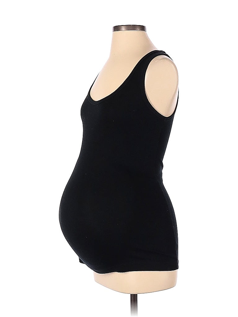Liz Lange Maternity for Target Solid Black Tank Top Size S (Maternity) - photo 1