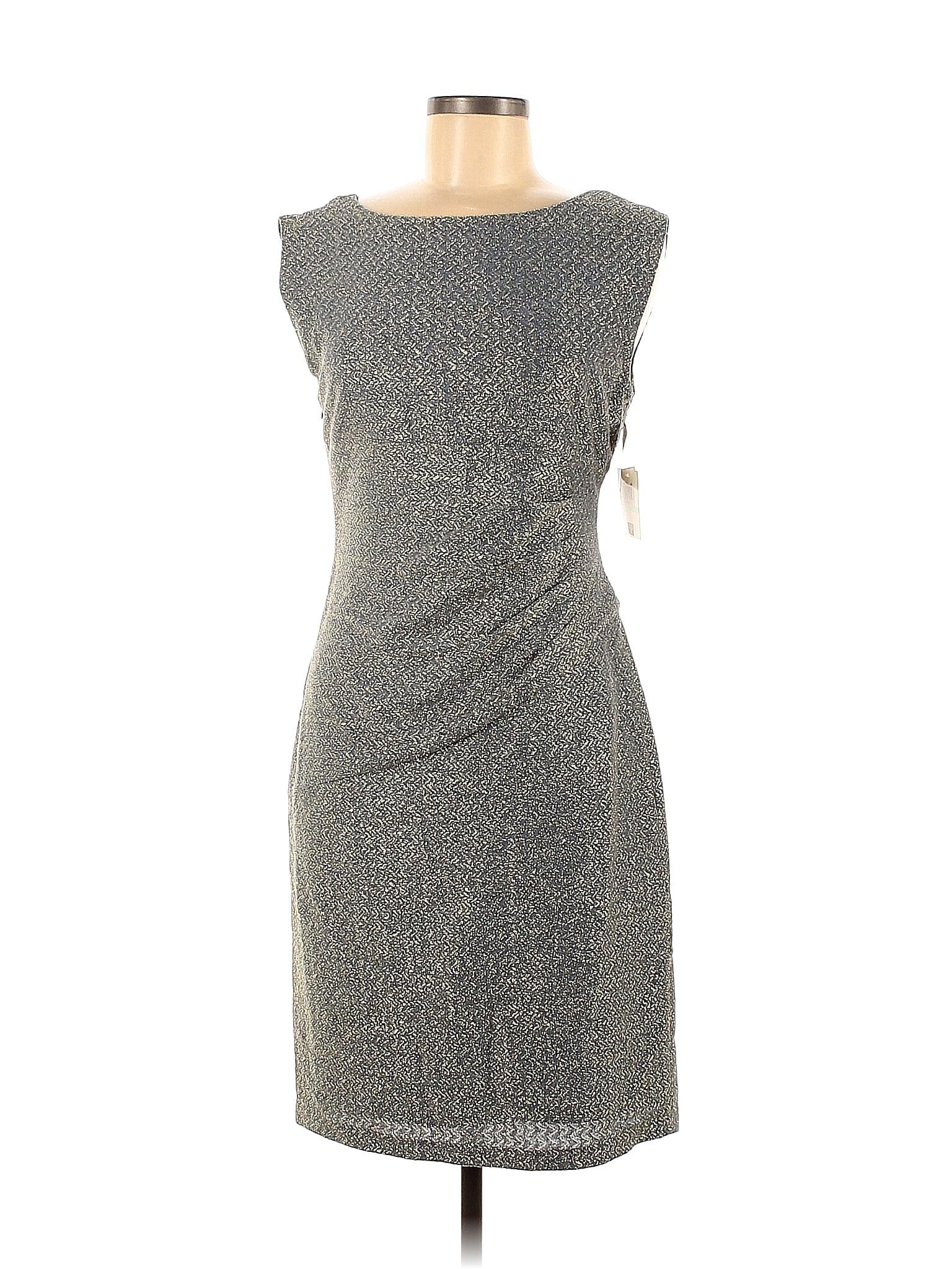 Donna Morgan Leopard Print Gray Casual Dress Size 8 - 25% off | thredUP