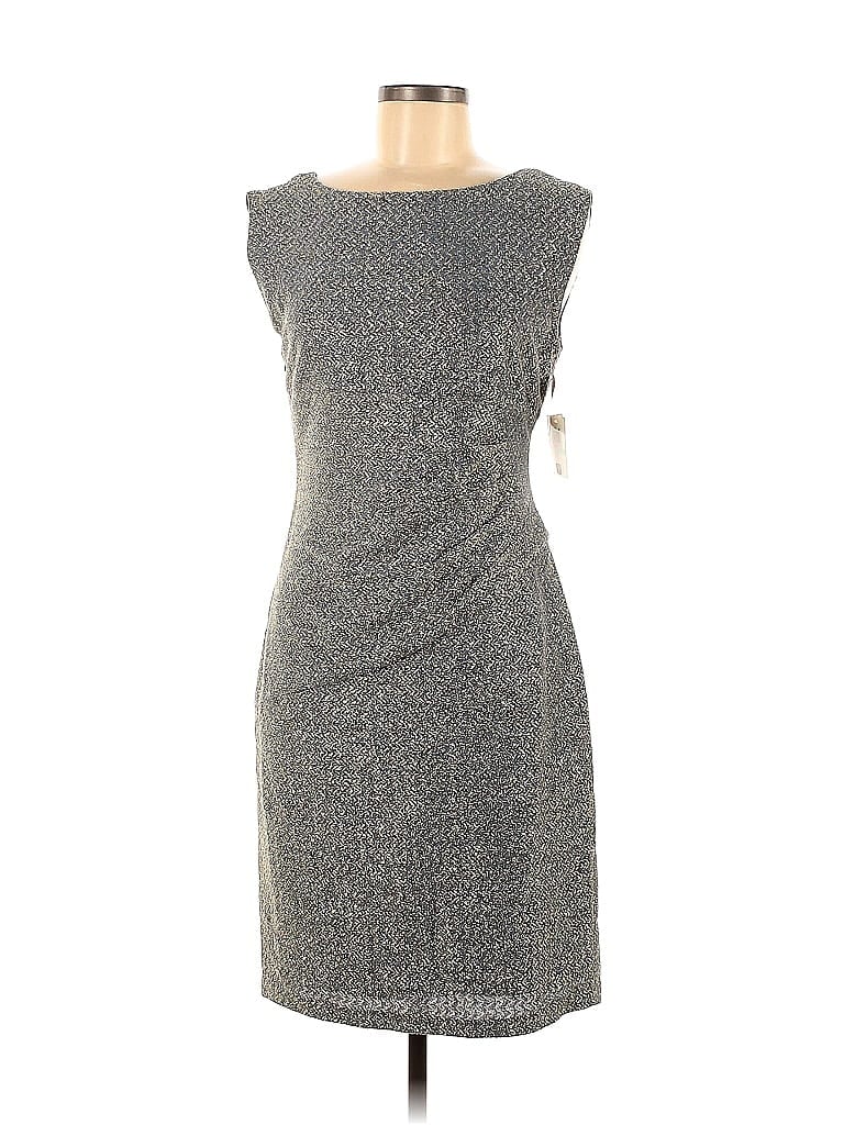 Donna Morgan Leopard Print Gray Casual Dress Size 8 - 25% off | thredUP