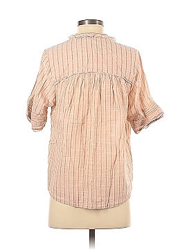 Wrap Short Sleeve Button-Down Shirt (view 2)