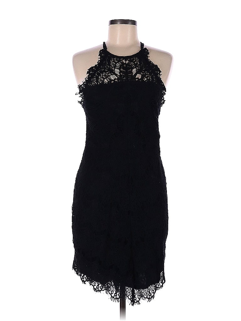 Intimately by Free People Solid Black Cocktail Dress Size M - photo 1
