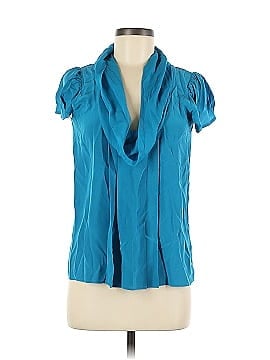 Madison Marcus Short Sleeve Silk Top (view 1)