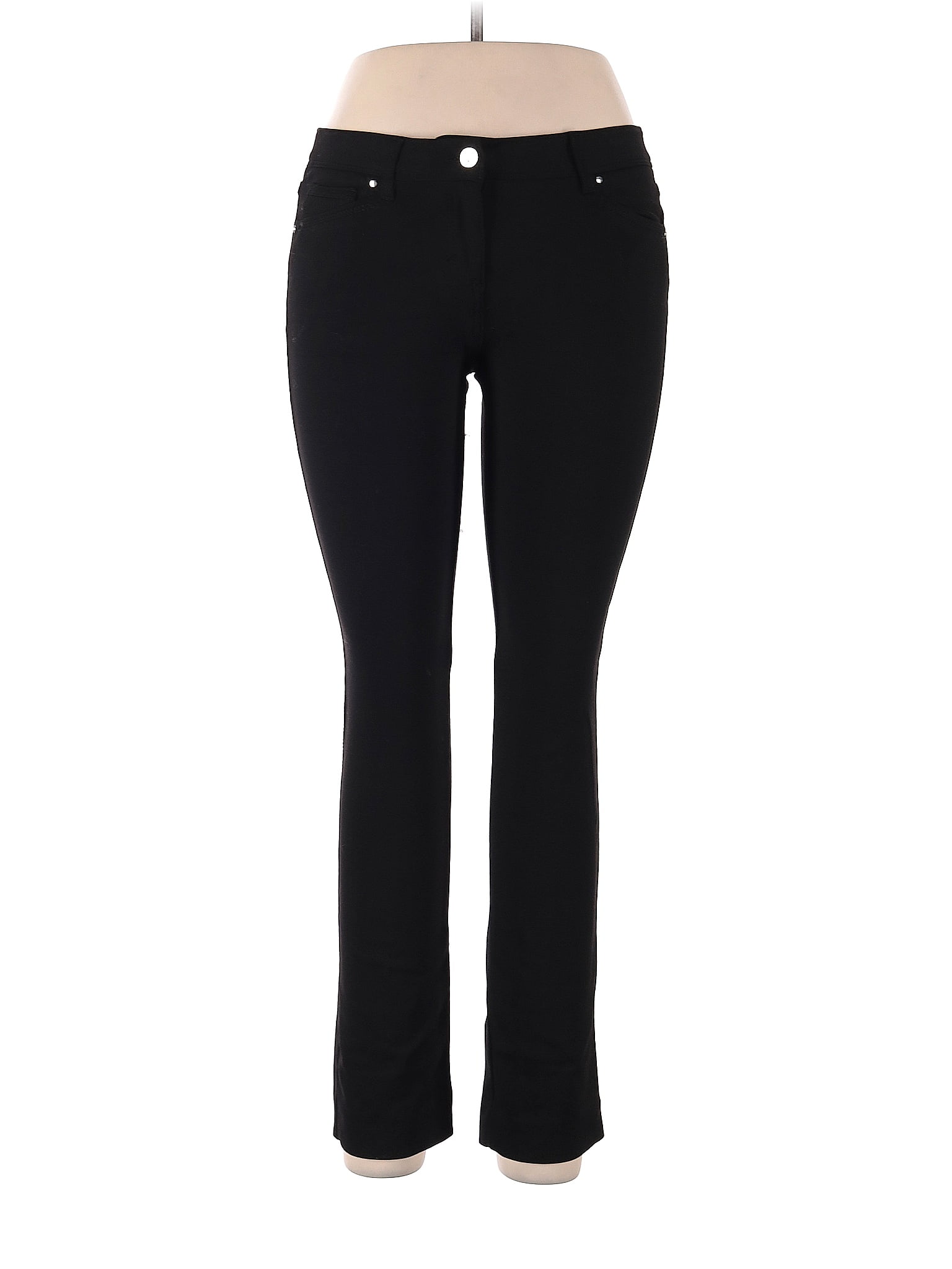 White House Black Market Solid Black Jeans Size 4 - 71% off | thredUP