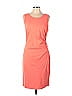 Kenneth Cole New York Solid Pink Orange Casual Dress Size 12 - photo 1