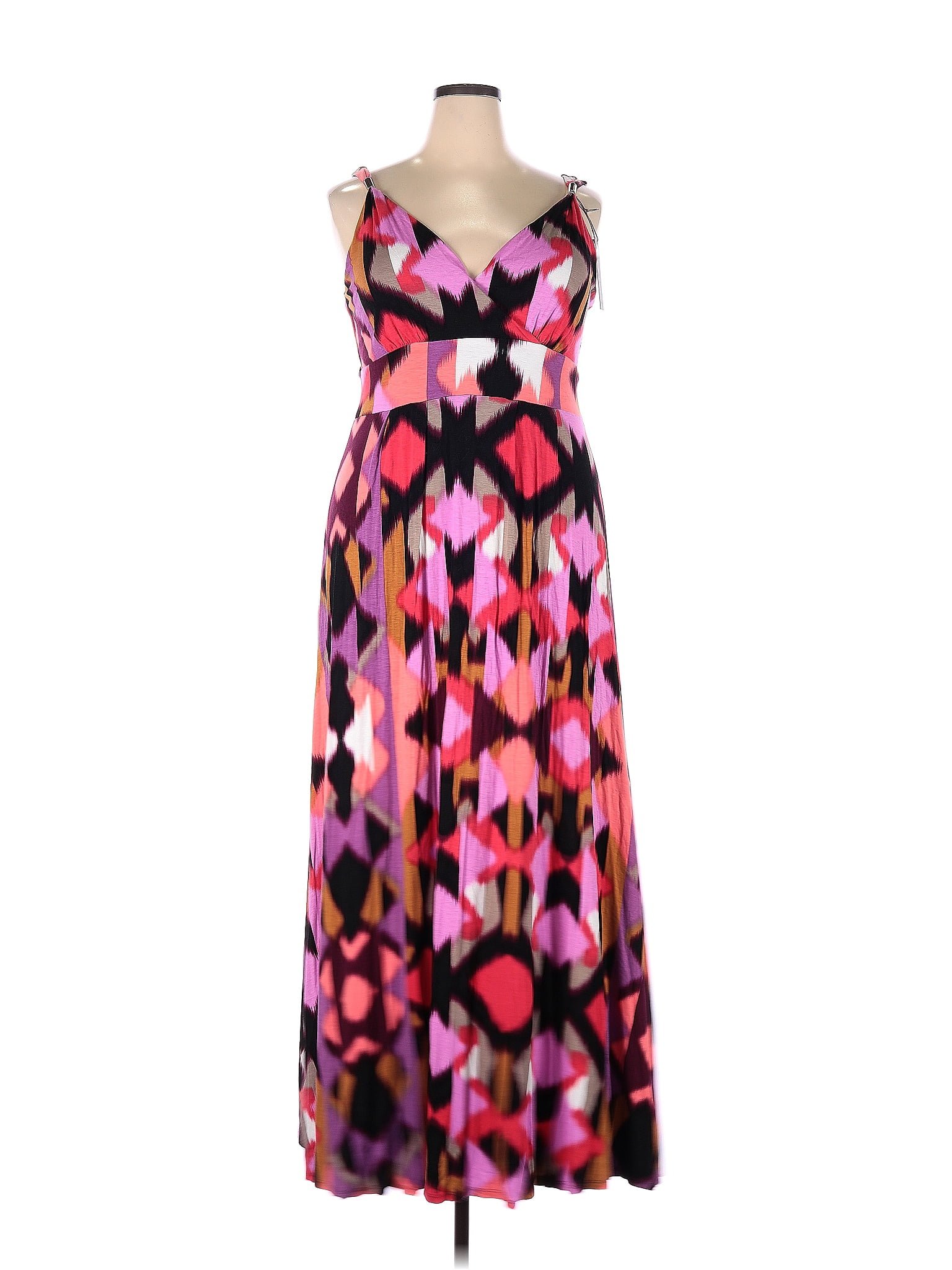 Jennifer Lopez Multi Color Pink Casual Dress Size Xxl 61 Off Thredup