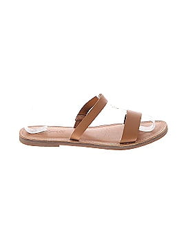 Madewell The Boardwalk Double-Strap Slide Sandal in Leather (view 1)