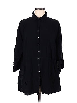 L Space 3/4 Sleeve Button-Down Shirt (view 1)