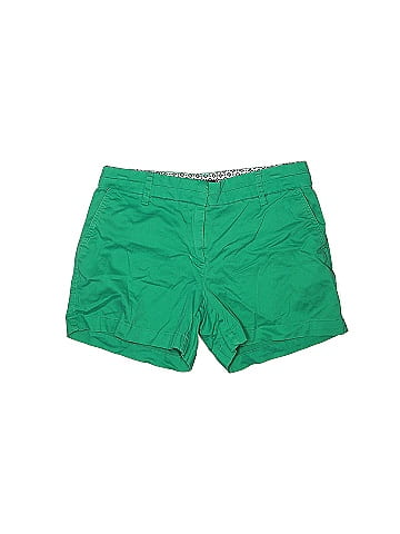 British Khaki Solid Green Khaki Shorts Size 8 - 81% off