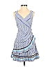Tanya Taylor Stripes Multi Color Blue Casual Dress Size 0 - photo 1