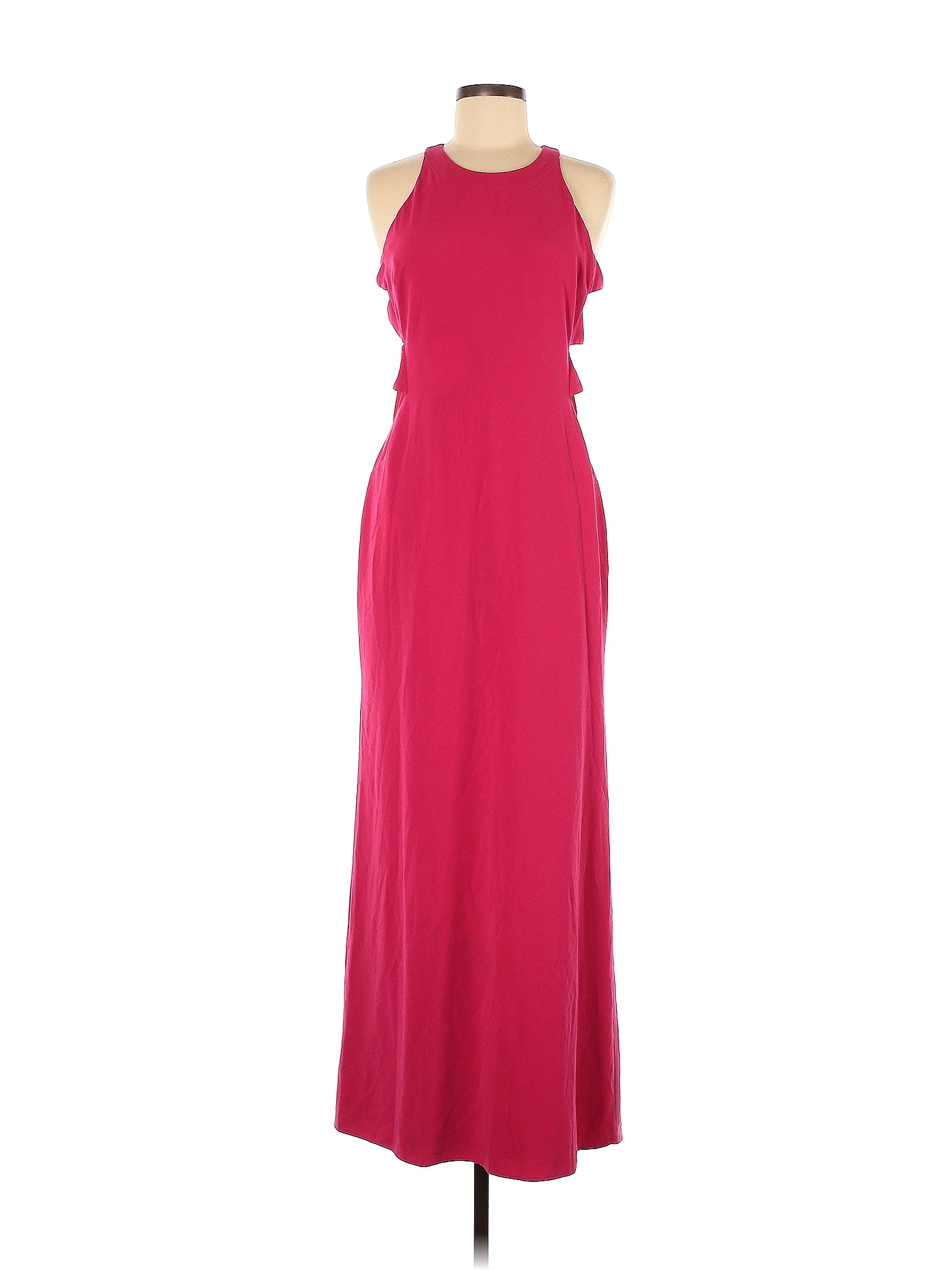 Halston Heritage 100 Polyester Pink Cocktail Dress Size 8 77 Off