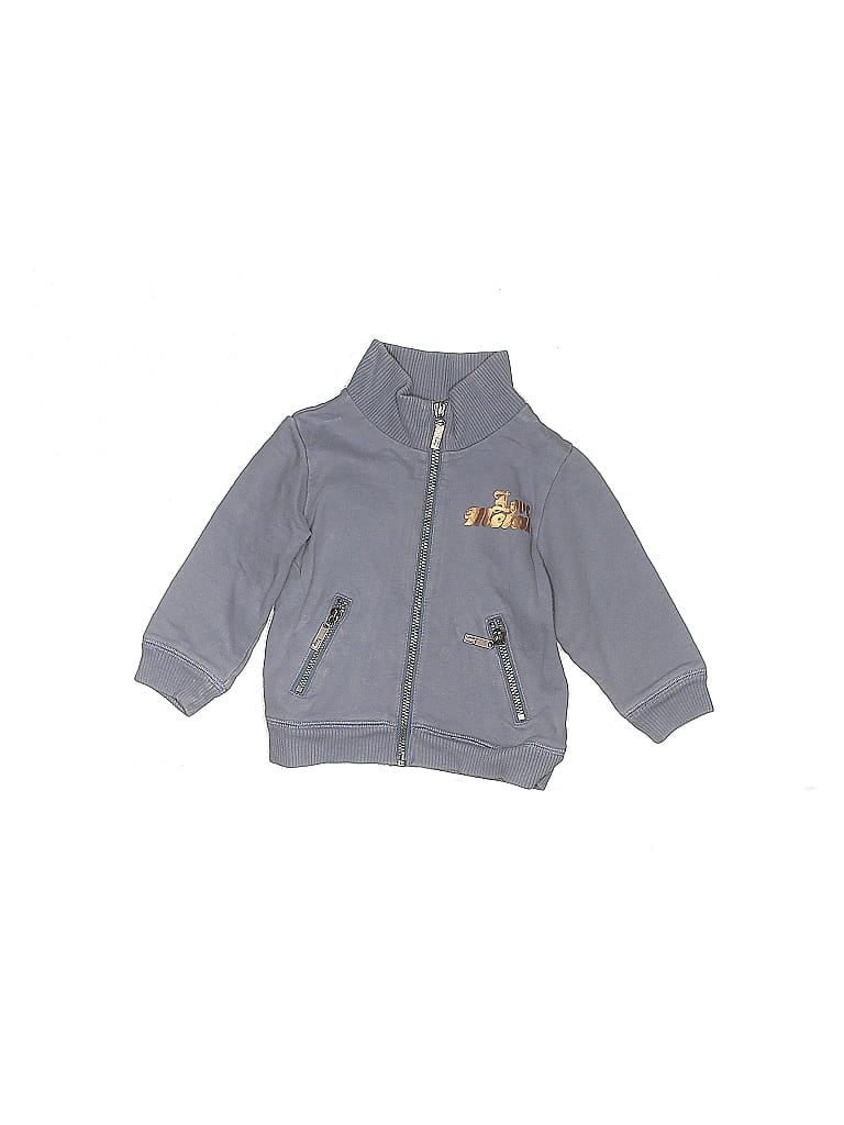 Juicy Couture 100% Cotton Gray Blue Jacket Size 6-12 mo - photo 1
