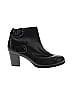 Born Handcrafted Footwear Solid Black Ankle Boots Size 8 1/2 - photo 1