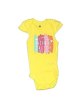 Pink Velvet Short Sleeve Onesie (view 1)