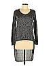 ING Gray Long Sleeve Top Size S - photo 1