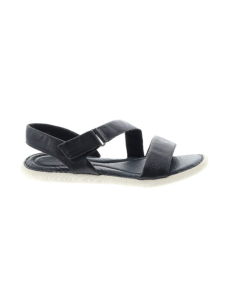 OluKai Solid Black Sandals Size 10 - 50% off | thredUP