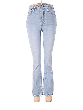 Madewell Slim Demi-Boot Jeans in Bellmeade Wash (view 1)