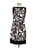 Christopher & Banks Color Block Multi Color Black Casual Dress Size 4 - photo 2