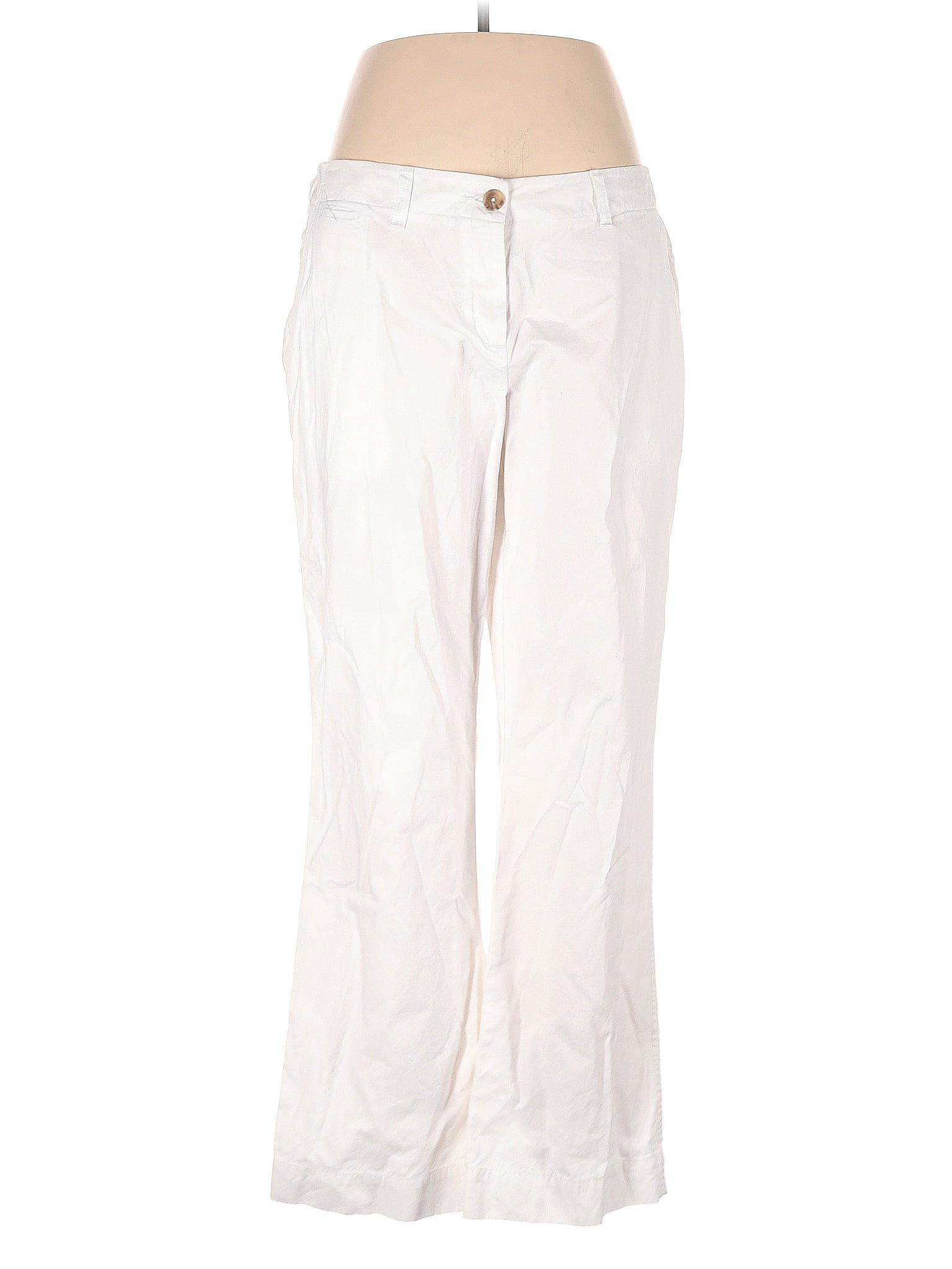 Madison 100% Cotton Solid White Casual Pants Size 16 - 73% off | thredUP