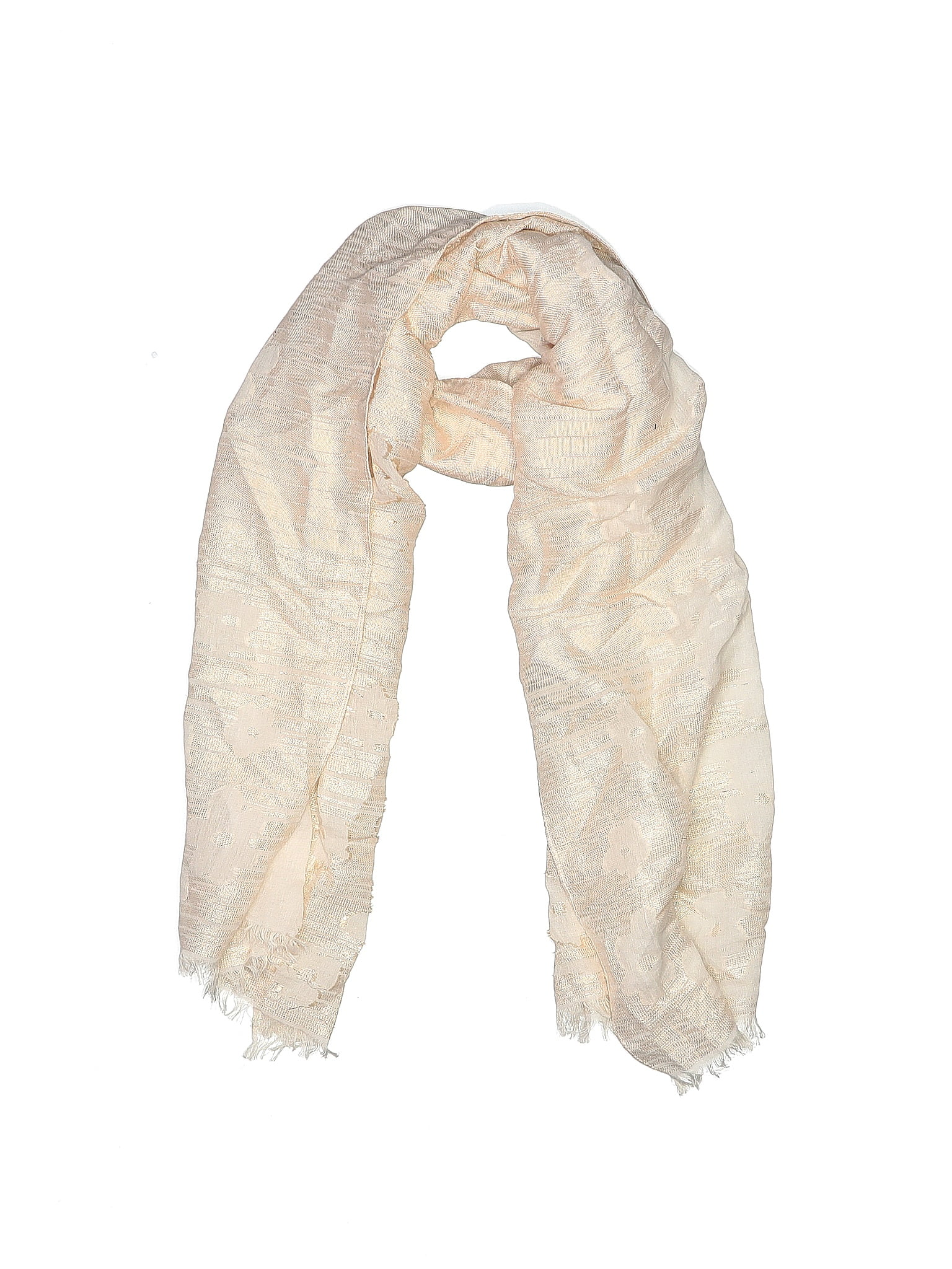 Banana Republic Solid Ivory Scarf One Size 73 off thredUP