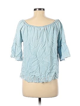 Oxford Short Sleeve Blouse (view 2)