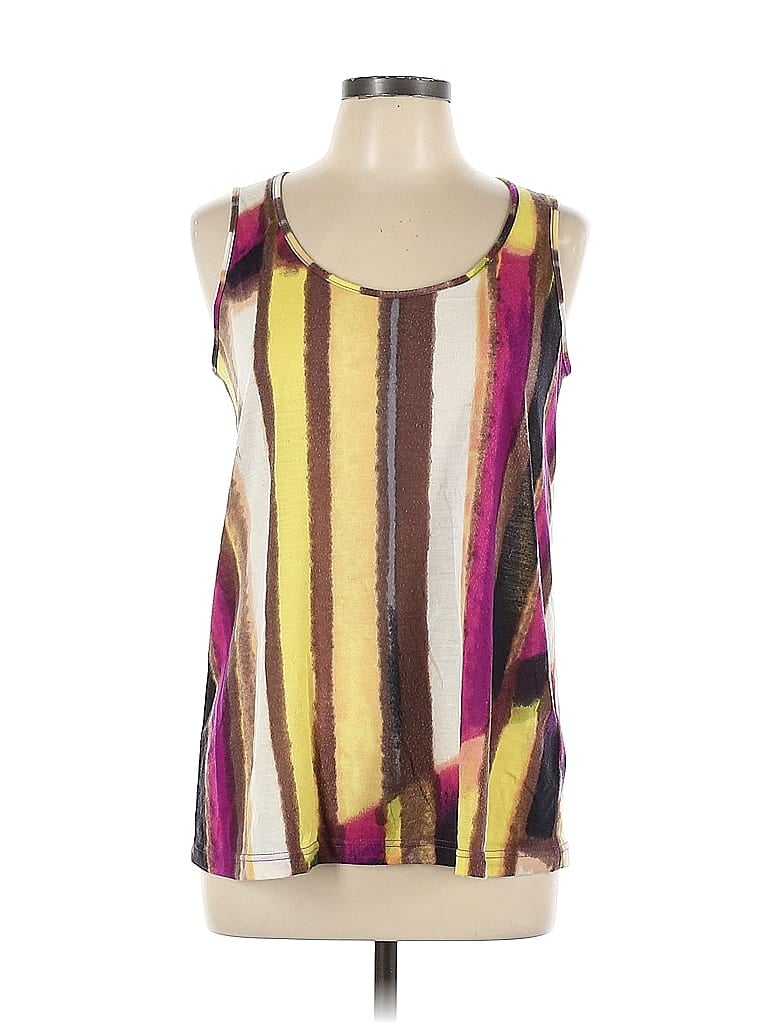 Pre-owned Kenneth Cole New York Sleeveless Blouse In Yellow