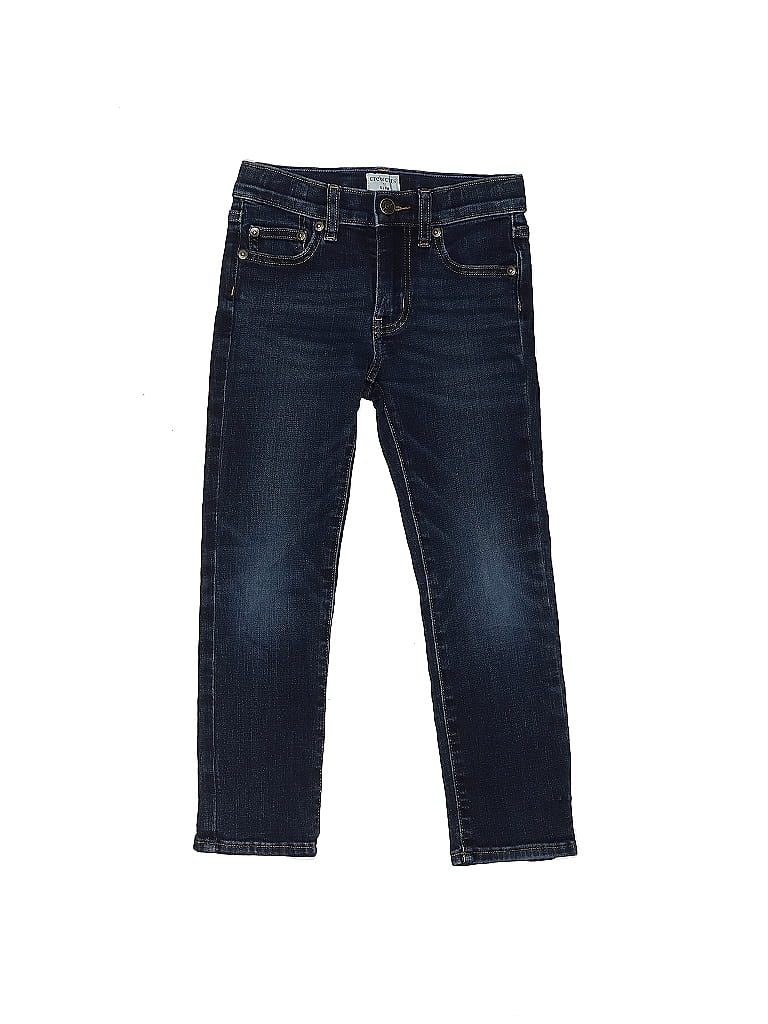 Crewcuts Outlet Solid Blue Jeans Size 6 - photo 1