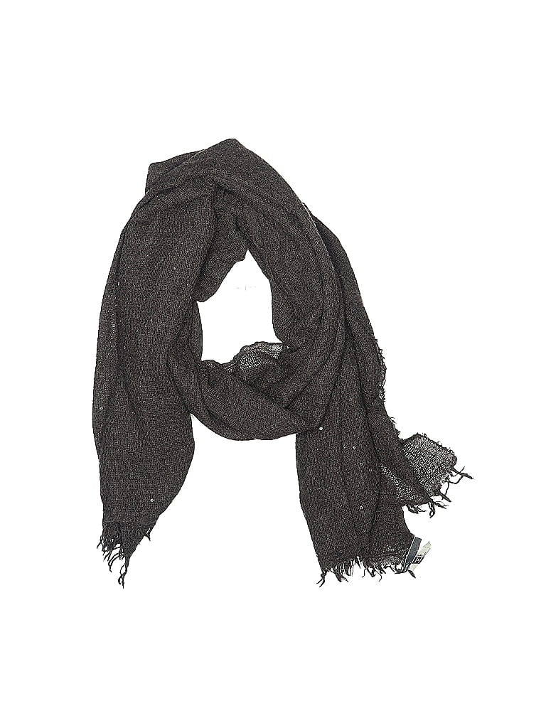 Vince. Solid Gray Brown Scarf One Size - photo 1