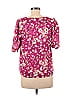 Sézane 100% Viscose Floral Pink Short Sleeve Blouse Size 40 (EU) - photo 2