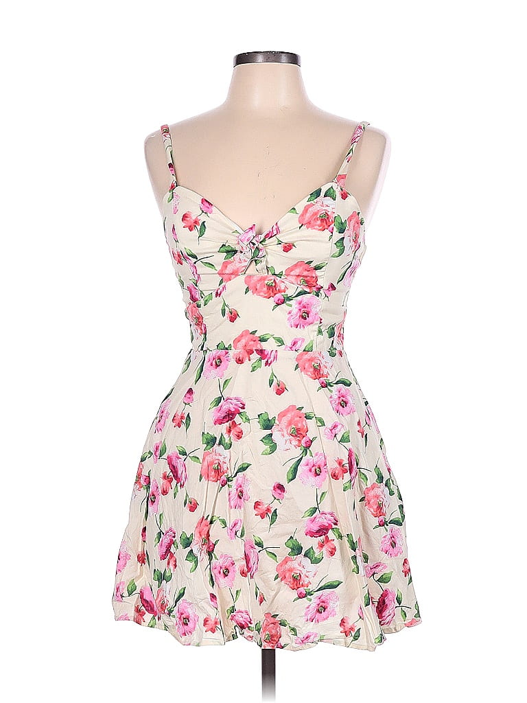 Speechless Floral Pink Casual Dress Size L - photo 1