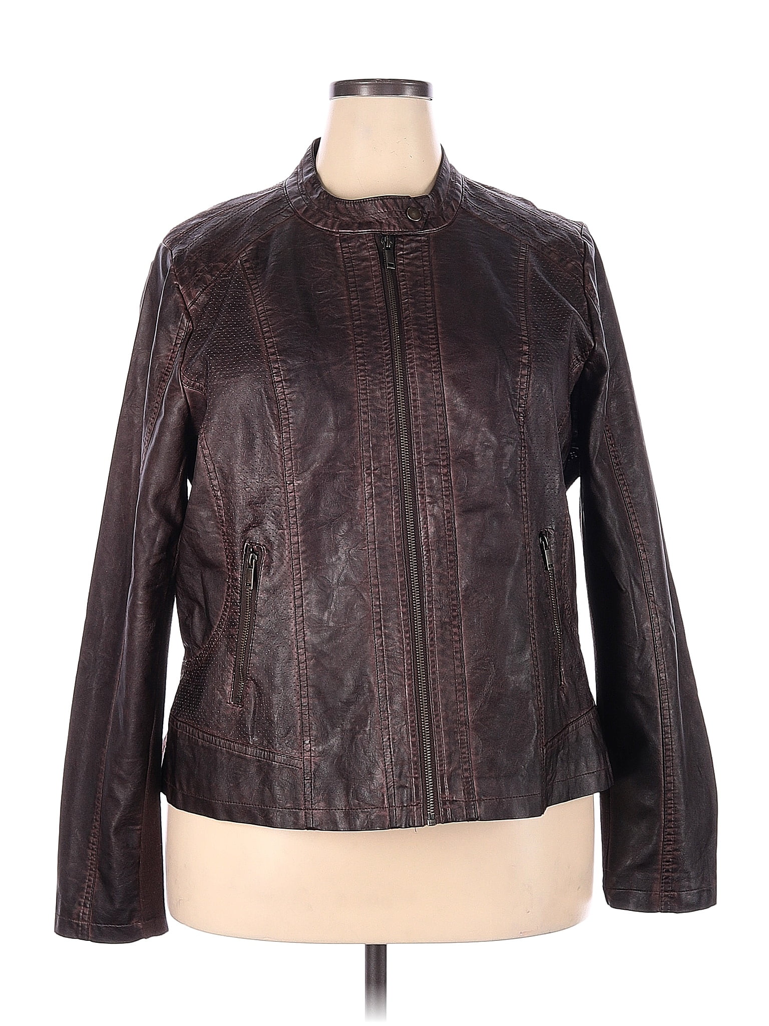 Maurices Women's Perfect Faux Leather Moto Jacket