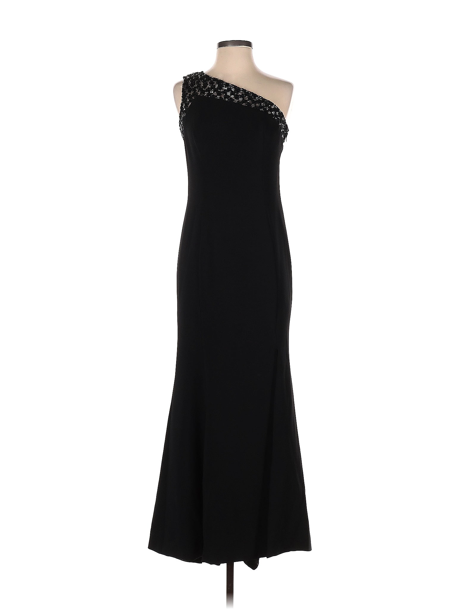 Theia Black Cocktail Dress Size 2 - 77% off | thredUP
