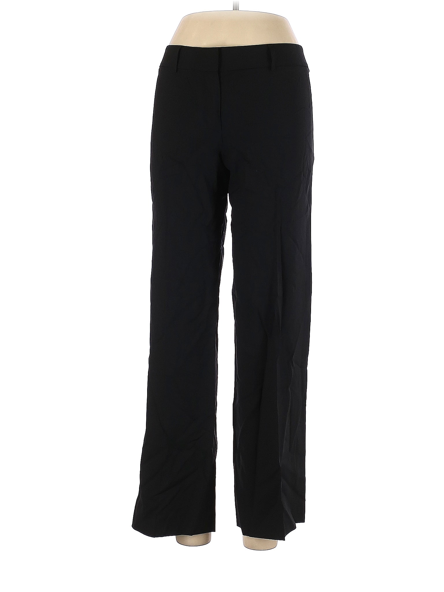 Theory Solid Black Wool Pants Size 6 - 81% off