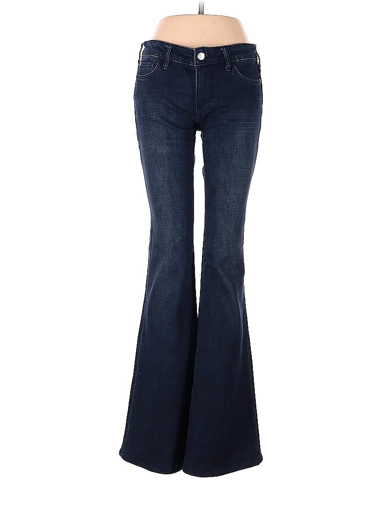 Pilcro Solid Blue Jeans 26 Waist - 75% off | thredUP