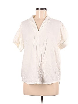 Madewell Linen-Blend Hayden Popover Top (view 1)