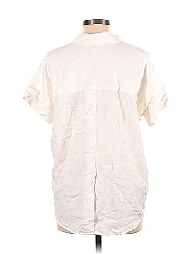 Madewell Linen-Blend Hayden Popover Top (view 2)
