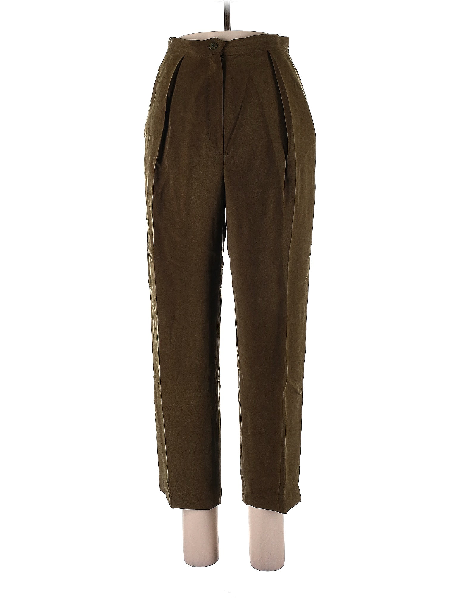 90's Forest Green Velour Soft Leisure Pants by Jones New York main image 0