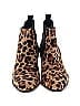 Via Spiga Animal Print Brown Ankle Boots Size 7 1/2 - photo 2