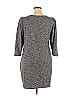 Leith Marled Chevron-herringbone Gray Casual Dress Size XL - photo 2