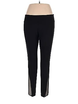 Gottex Black Sequin Print Capri Leggings