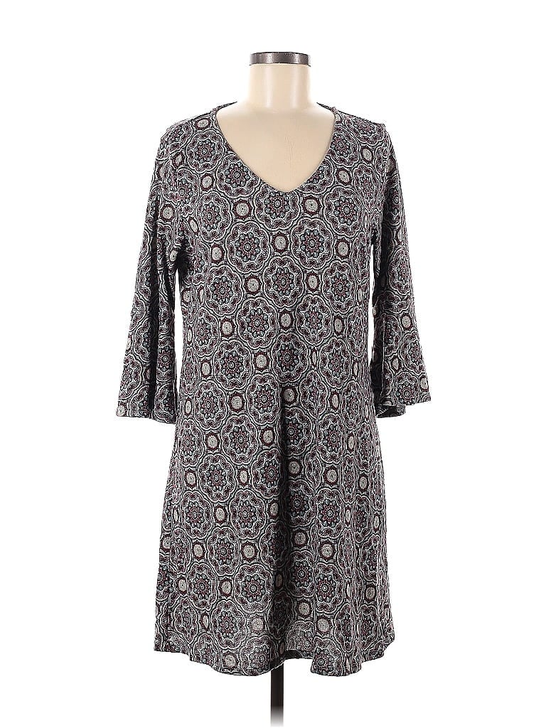 Kate and Sam Paisley Gray Casual Dress Size M - photo 1